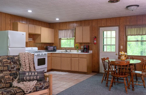 Triumph Cabin | Kishauwau Cabins Dog Friendly [Commanche Cabin] near Starved Rock State Park