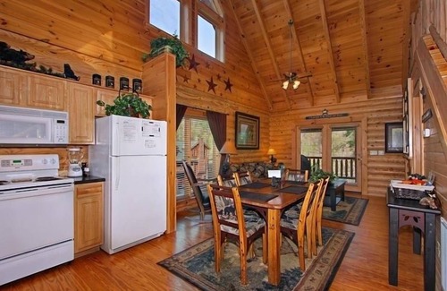 Gatlinburg - Pigeon Forge Cabin | Kiss Me Goodnight 1 Bedroom Cabin by RedAwning