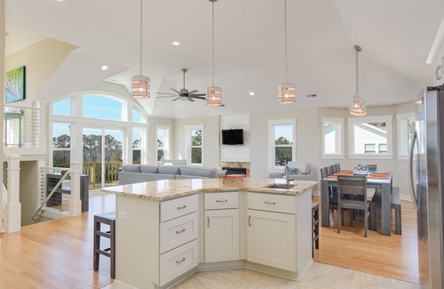 Monteray Shores House | Kiss Me Salty: Private Pool | Rec Room w/Foosball