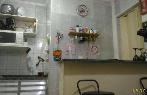 Aparecida House | Kit in Aparecida with wi fi in a seafront building