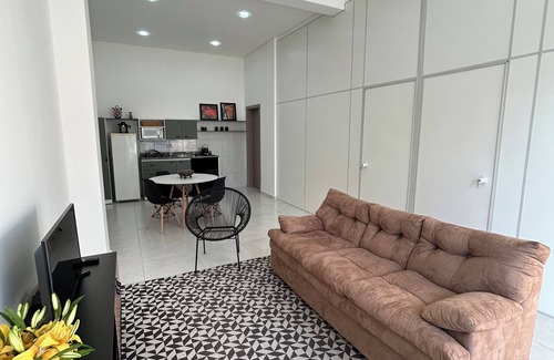 Vila Nova Apartment | Kitnet Elegance-Ideal for families of up to 4 people. Full kitchen/Parking