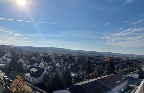 Kaiserslautern Apartment | KL11: Modern 2-bedroom penthouse with 270° rooftop views in Kaiserslautern.