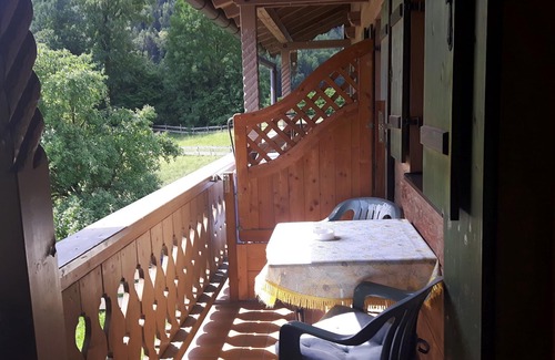 Weissbach Apartment | Kleine Ferienwohnung Wohn/schlafraum Nr. 1, 21 qm