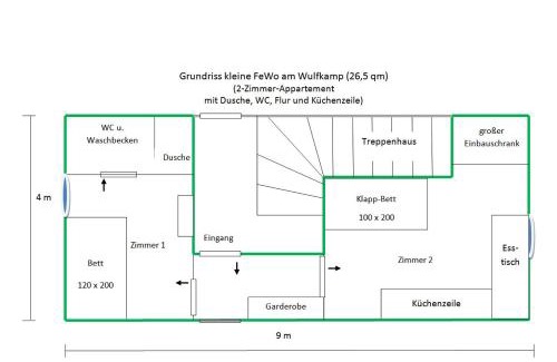 Velen Apartment | kleine Ferienwohnung am Wulfkamp