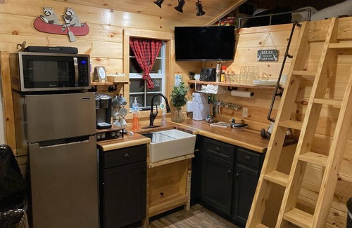 Big Sandy House | Knotty Pines Tiny Cabin House near Kentucky Lake, TN