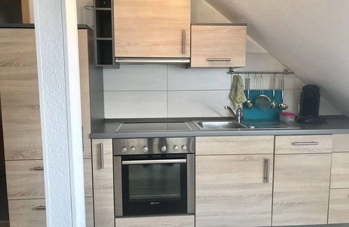 Altenhagen Apartment | Komf. Mod. Apartment with sitting area in the garden near Steinhuder Meer
