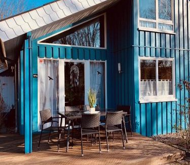 Bremke House | Komfort-Ferienhaus - Extertal-Ferienpark für 1-5 Personen Sauna Natur