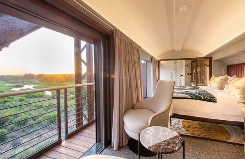 Skukuza Hotel | Kruger Shalati - Train on the Bridge and Garden Suites