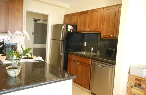 Poipu Condo | Kuhio Shores 415 Top Floor Oceanfront Condo with new central a/c