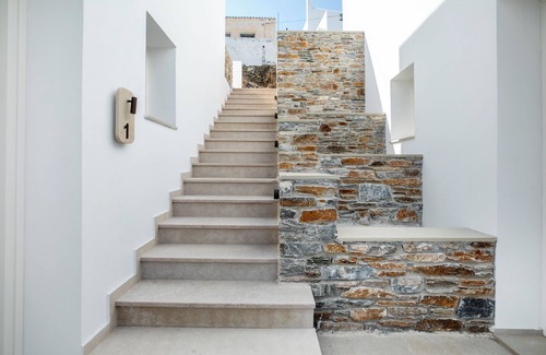 Loutra Apartment | Kythnos Blue - Suite 1 Sea View, Walk to the beach