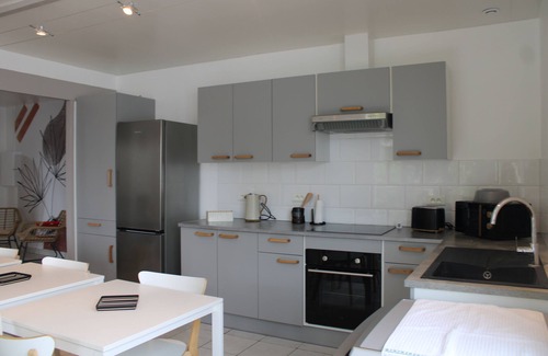 Beauvoir-sur-Mer Apartment | L'Abri du Gois 3 Chambres (Accueil Moto, Vélos) Apartment 100 m2 with balcony