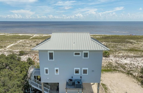 Alligator Point House | "L'Abri Sunrise" Secluded Bald Point Beachfront Haven with Screened Porch & Pet-Friendly Charm!