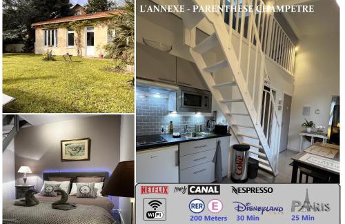 Gagny Apartment | L Annexe - Parenthèse Champêtre PARIS DISNEYLAND