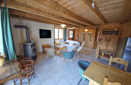 Champagny-en-Vanoise Apartment | L'appartement Panoramik Dans un Chalet D'alpage Avec une vue Exceptionnelle