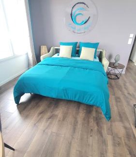 Le Portel Apartment | l'echo des vagues ,face mer, vue imprenable, appartement pour 2 à 4 personnes