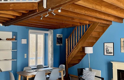 Arromanches-les-Bains Apartment | L'hippocampe - Appt Mezzanine Centre D'arromanches