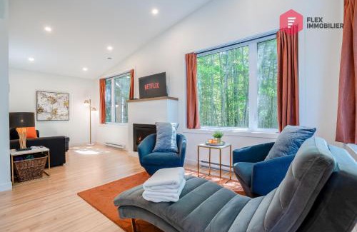 Pont-Rouge Ski Chalet | L'Orange-Méridien de Portneuf/Extra-Comfort, Hot tub and Pool