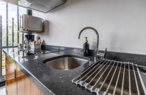 Zona Rosa Apartment | L303 Studio apt AC Rooftop views Business C