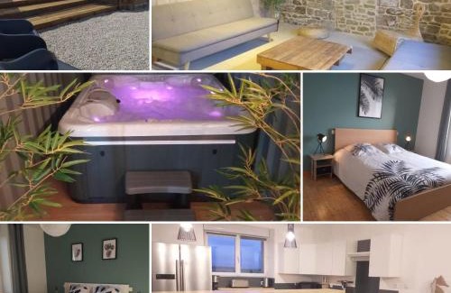 Plounevez-Lochrist House | La Bâtisse du Dolmen Clara, Spa et piscine
