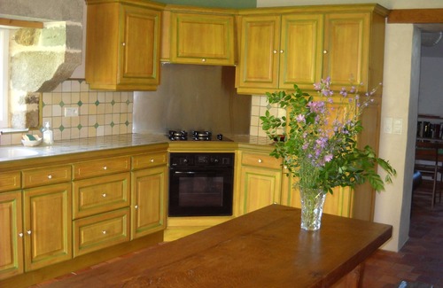 Saint-Germain-de-Coulamer Cottage | La Bellaziere, country cottage with covered, heated pool.
