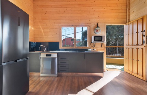 Las Vegas Cabin | 'La Cabaña El Refugio De Las Vegas' with Mountain View, Wi-Fi and Air Conditioning