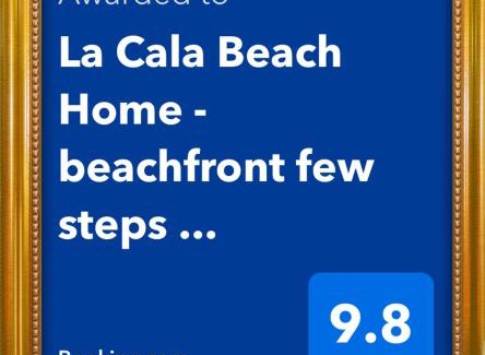 La Cala de Mijas House | La Cala Beach Home - beachfront few steps away from sandy beach