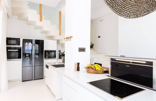 Skaleta Villa | La Casa di Mare, Luxury Beach Front Villa with Private Pool, Whirlpools & Sauna
