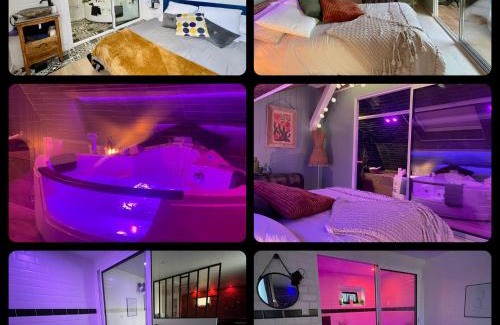 Jouarre Apartment | La Clé des Champs - Studio PiscineSPA-Sauna au jardin tropical idyllique et bucolique