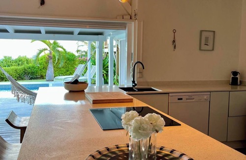 Grande-Terre Villa | La Colibrée, sublime villa with sea view and swimming pool, beach access at 80 m