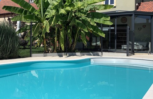 Pfaffenheim House | La Demeure de Gérardine, Swimming pool and Sauna at the foot of the vineyard, free wifi