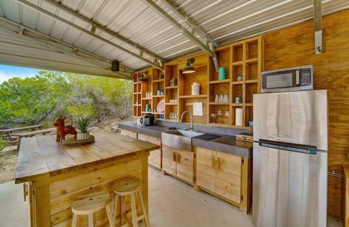 Dripping Springs House | La Estrella | Hill Country Tipi + Pet Friendly