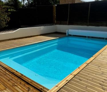 Criquetot-lʼEsneval House | La ferme d'Hareauville - Heated swimming pool