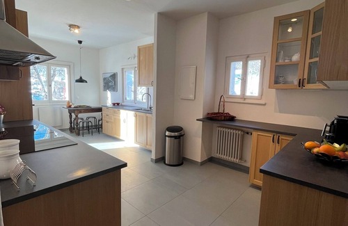 Randogne Ski Chalet | La Grande Baronne: Lux alp. chalet with jacuzzi, sauna and fitness