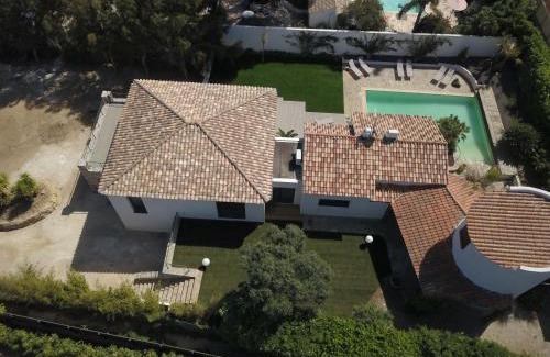 Giens Villa | La madrague-Villa/Piscine vue Mer/Clim/Wifi