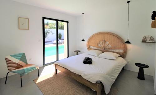 Giens Villa | La madrague-Villa/Piscine vue Mer/Clim/Wifi