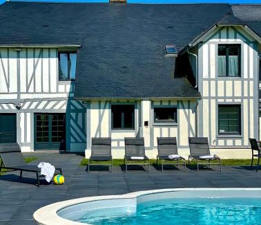Saint-Symphorien Villa | La Normande - Piscine chauffée
