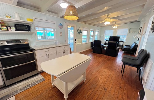 Surfside Beach House | La Palapa whole house at pedestrian beach! Surfside Beach Texas!