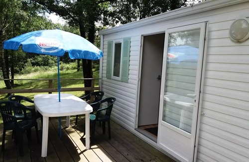 Abjat-sur-Bandiat House | La Ripole Campsite * - MOBILE HOME BIKINI 3 rooms 4 people