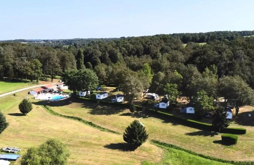 Abjat-sur-Bandiat House | La Ripole Campsite * - MOBILE HOME BIKINI 3 rooms 4 people
