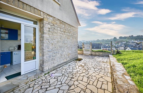 Port-en-Bessin-Huppain House | La Tour Vauban - Vue sur le port