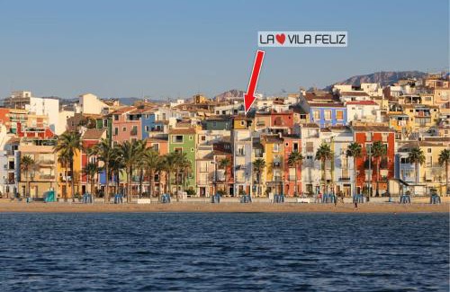 Old Town Apartment | La Vila Feliz, gemütliche private Duplex-Ferienwohnung im typischen Fischerhaus mit fantastischem Meerblick