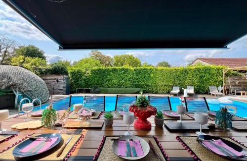 Moret-Loing-et-Orvanne House | La Villa d'ElodibiZa, 45mn de Paris en train avec piscine !