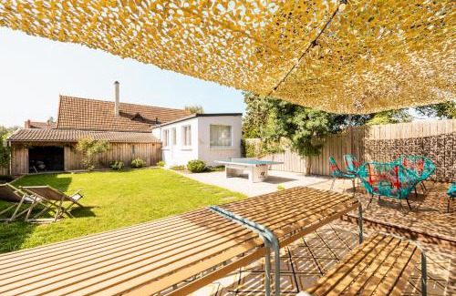 Saint-Pair-sur-Mer House | la Villa du Thar - plage 300m piscine babyfoot arcade pingpong pétanque