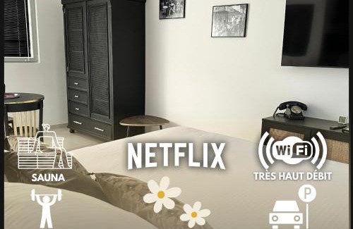 Saint-Prix Apartment | La Villa Perchée calme, sauna, parking privé