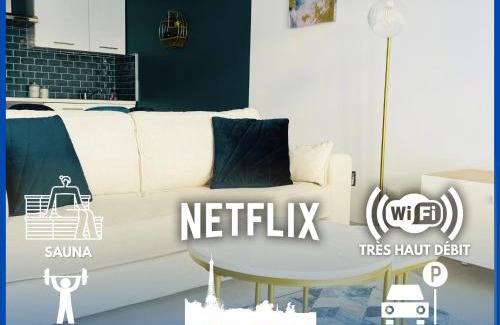 Saint-Prix Apartment | La Villa Perchée calme, sauna, parking privé