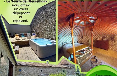 Riocaud Bed & Breakfast | La yourte des Merveillaux