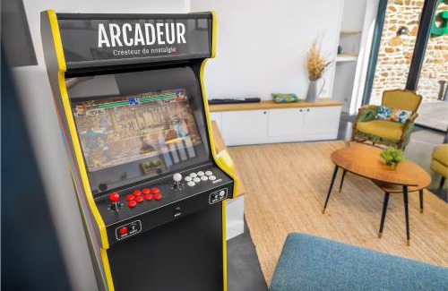 Saint-Pair-sur-Mer Villa | la Zinguerie de la Plage - plage 300m - babyfoot, arcade, pingpong