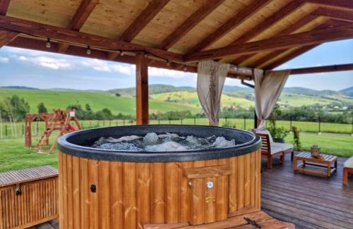 Krzyzowka Villa | Lackowa Chill and Rest dom z balią Krynica Zdrój