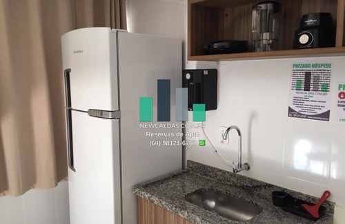 Jardim Paraiso Apartment | Lacqua Diroma Suitable for 05 People - Caldas Novas