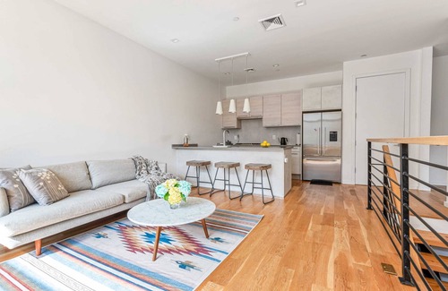 Bushwick Condo | Lafayette by Rove Travel | 1BR Duplex w/Patio